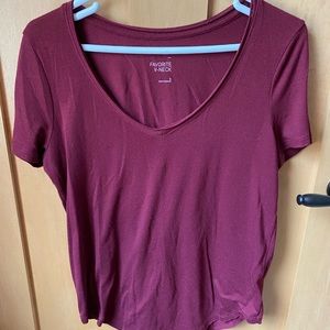 Simple V-Neck Tee